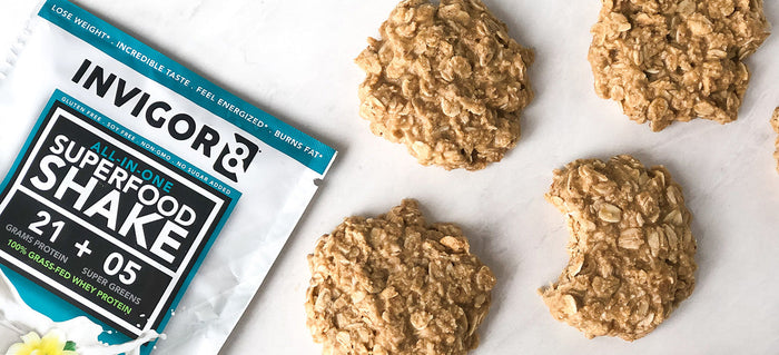 No-Bake Peanut Butter Protein Cookies