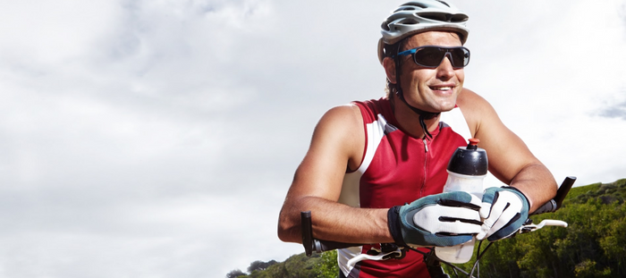 male cyclist
