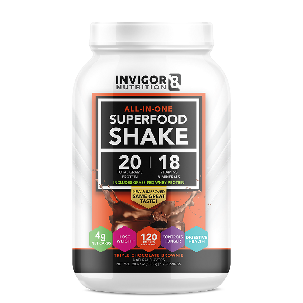 INVIGOR8 Superfood Grass-Fed Whey Protein Shake