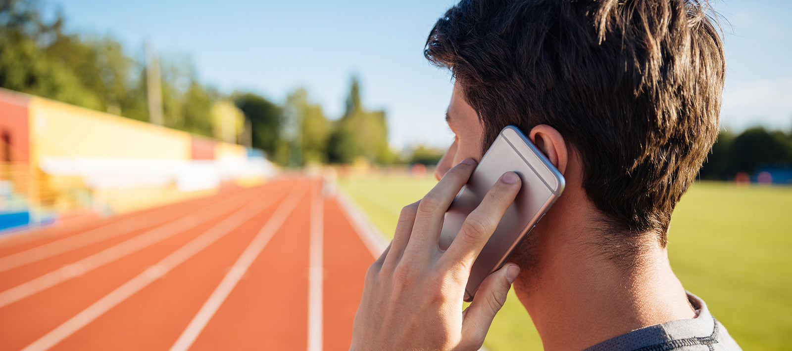 brl sports contact us-athlete on cell phone