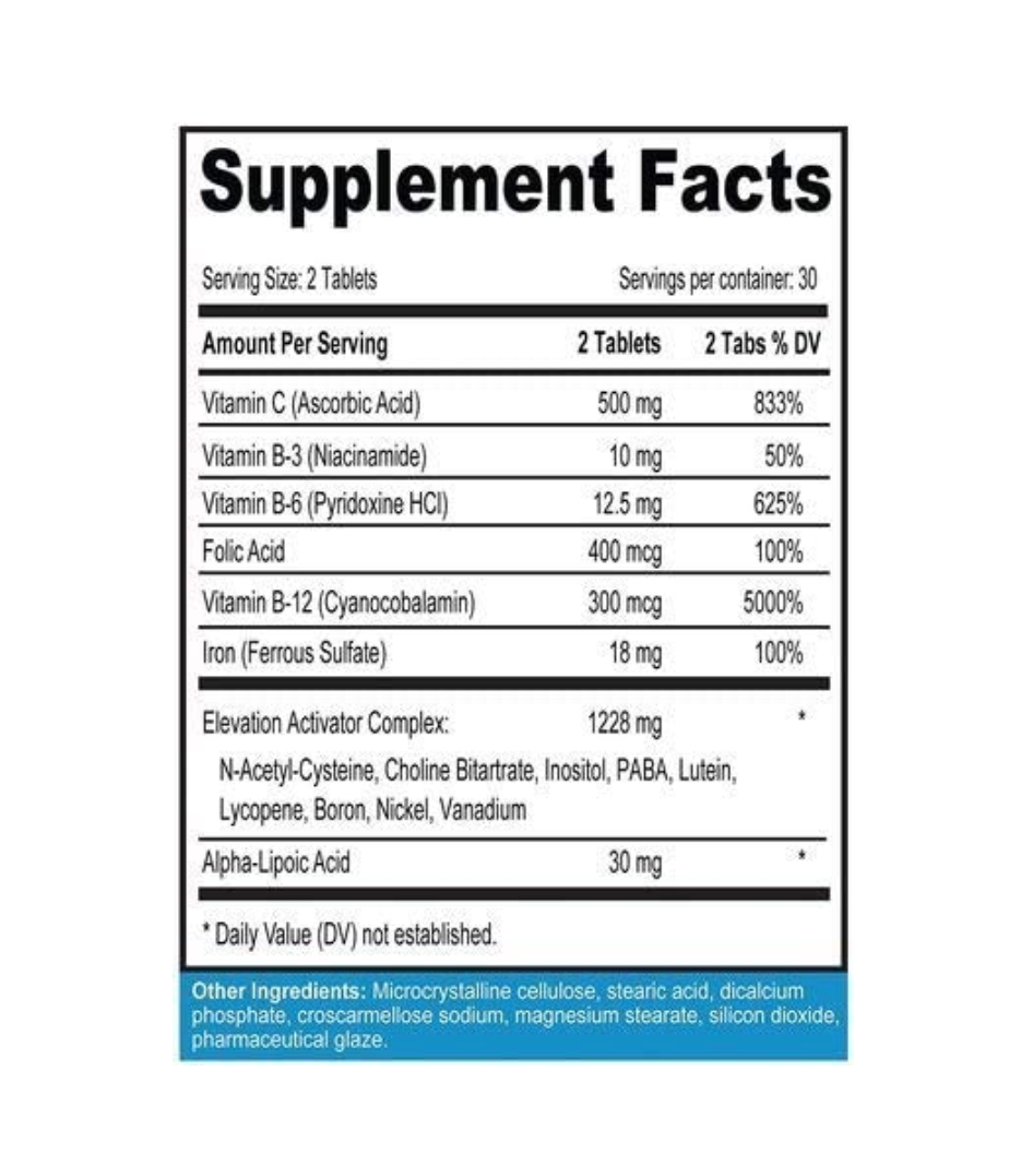 Altitude Boost high altitude training supplement ingredients