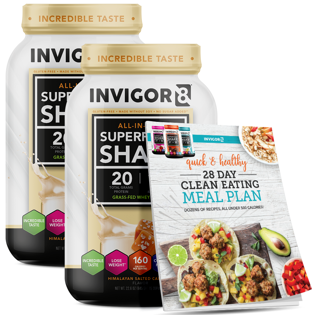 INVIGOR8 Superfood Grass-Fed Whey Protein Shake (2 Pack)