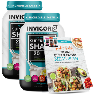INVIGOR8 Superfood Grass-Fed Whey Protein Shake (2 Pack)
