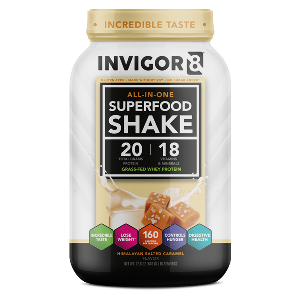 INVIGOR8 Superfood shake_salted caramel