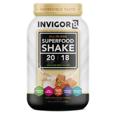 INVIGOR8 Superfood shake_salted caramel
