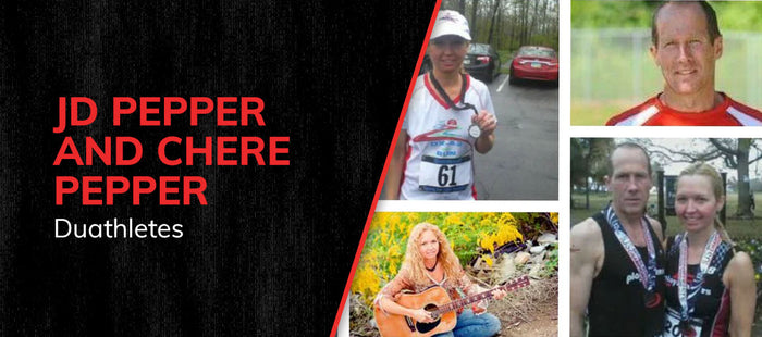 JD Pepper and Chere Pepper - Duathletes