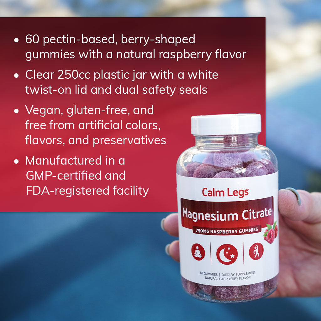 Vegan Magnesium Citrate Gummies - Calm Legs