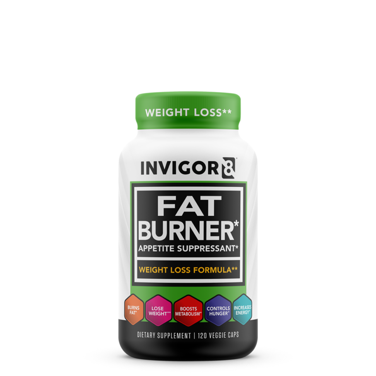 INVIGOR8 Fat Burner & Appetite Suppressant (Single Bottle)